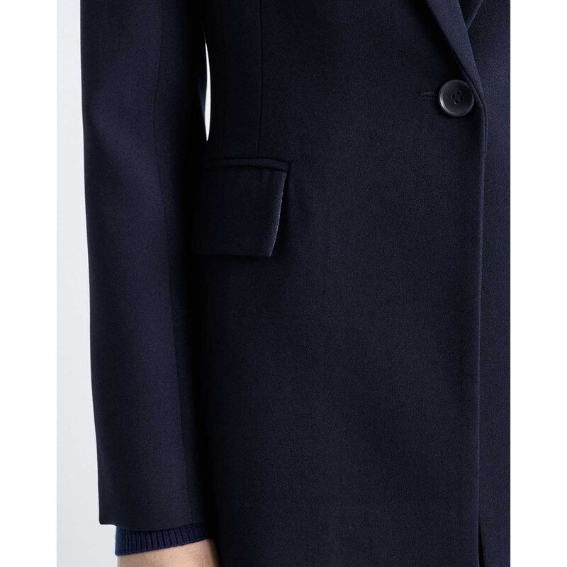 Cue Dark Ink Crepe Tailored Blazer image number 2